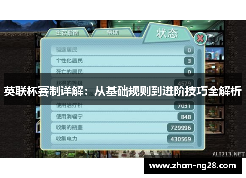 英联杯赛制详解：从基础规则到进阶技巧全解析